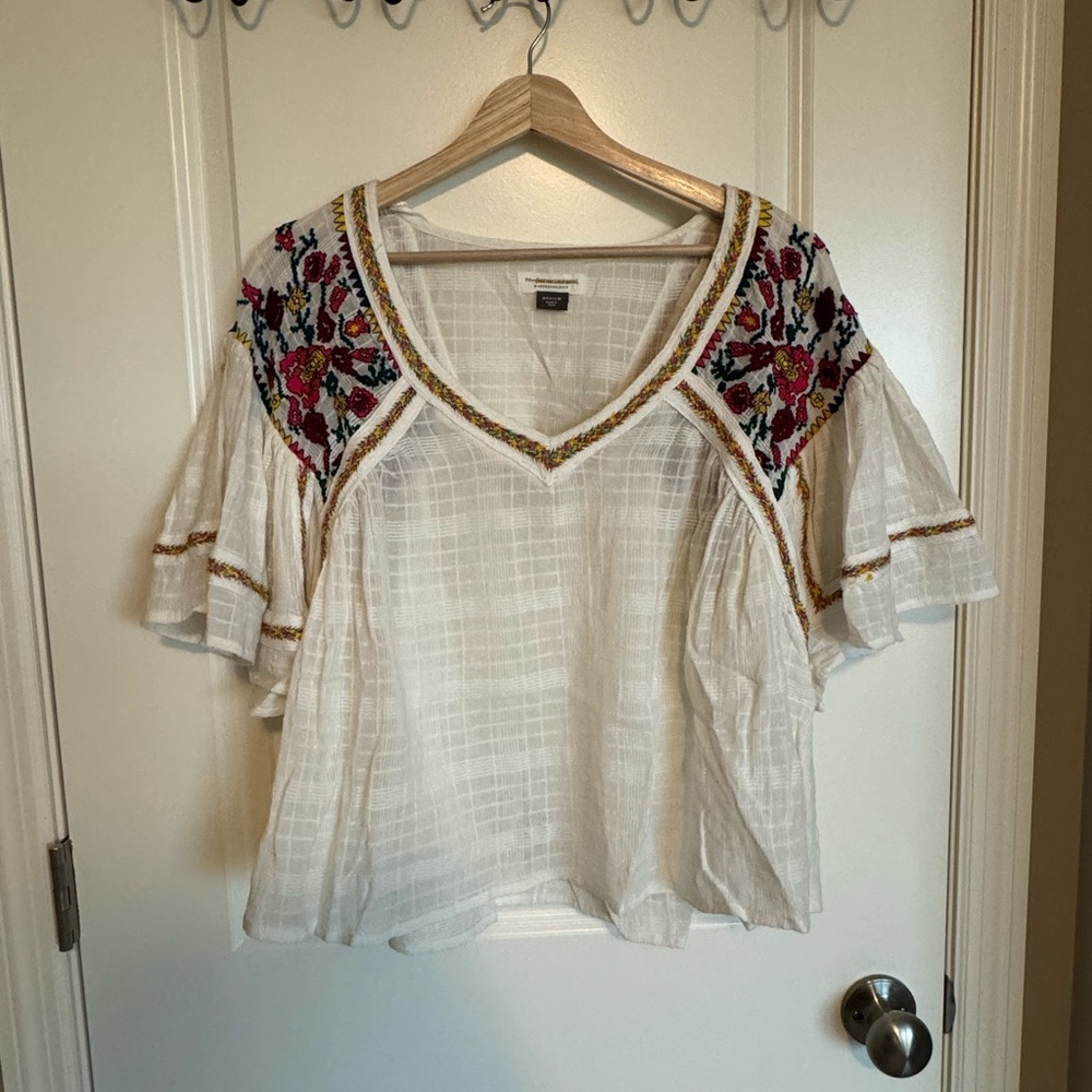 Boho blouse by Anthropologie